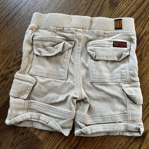 7 For All Mankind denim and khaki shorts bundle, size 12M - Picture 4 of 6